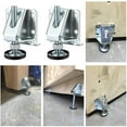thumbnail image 4 of MesaSe 4 Pack Stainless Steel Leveling Feet 2000lb Capacity Heavy Duty Furniture Levelers Adjustable Table Leg Leveler w/Lock Nuts for Furniture Table Cabinets Workbench Shelving Units, 4 of 10
