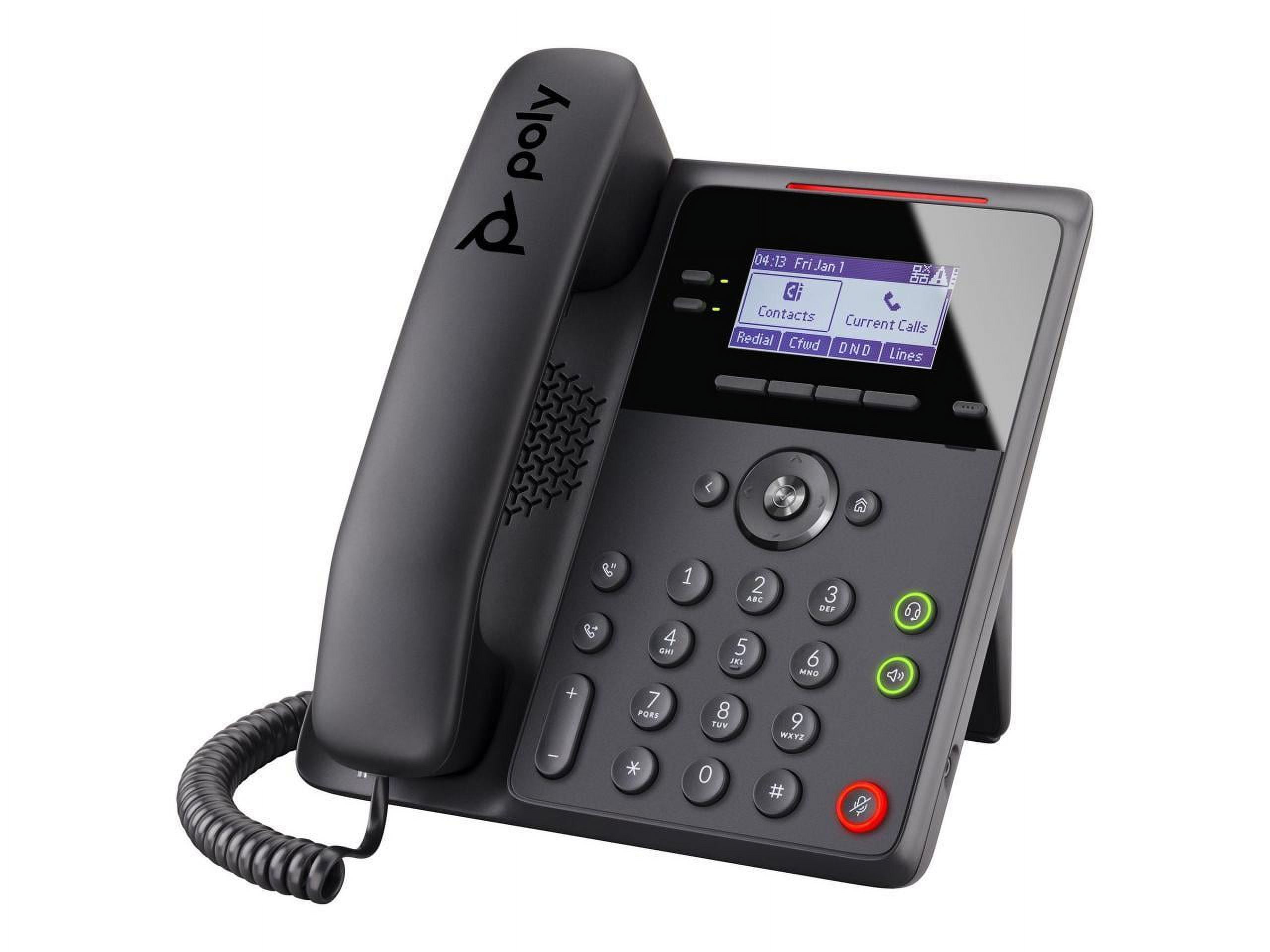 Poly Edge E350 IP Phone and PoE-enabled - Walmart.com