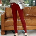 thumbnail image 5 of yoeyez Fleece Lined Winter Tights Women Thermal Thick Warm Leggings Soft High Waisted Tummy Control Yoga Pants, 5 of 7