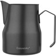 thumbnail image 1 of Easyworkz-jarra de café expreso humeante de acero inoxidable, 12 oz, jarra para hacer espuma de café, jarra de leche, capuchino, Latte Art Cup, 1 of 4