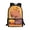 Capybara Orange, variant on Orca Axolotl Print Large Capacity Backpack, 17 Inch Side Pockets School Backpack Durable Polyester Backpack for Students