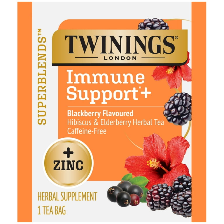Twinings Superblends Immune Support+ Zinc Blackberry Flavoured