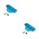 thumbnail image 4 of Bewildely 1/28 RC coches parachoques trasero modificación anticolisión repuestos parachoques reparación reemplazo para WLtoys K969 K979 K989 K999 azul Azul 2piezas Bewildely CBP206176, 4 of 6