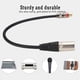 thumbnail image 4 of Para Cable XLR chapado en oro negro para Cable adaptador carcasa de aleación de Zinc hembra a macho para amplificador de auriculares reproductor HiFi, 4 of 8