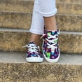 thumbnail image 6 of Odeerbi Reduced Christmas Canvas Sneakers For Women Comfortable Casual Shoes Lightweight Canvas Cloth Shoes Purple, 6 of 9