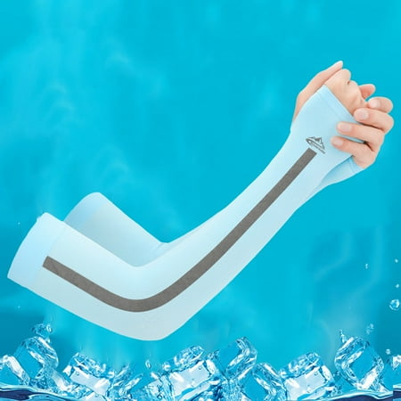 

2PC Sleeves To Cover Arms Men And Women Summer Outdoor Sunscreen Sports Ice Sleeve Arm Guard Detachable Sleeves