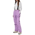 thumbnail image 2 of MAIHAN-Snow Pants for Women - Waterproof Windproof Ski Pants with Adjustable Suspenders,Womens Snow Pants & Mens Winter Overalls for Skiing Snowboarding & Outdoor Activities(Light Purple,M), 2 of 7