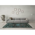 thumbnail image 3 of Ahgly Company Indoor Rectangle Persian Light Blue Traditional Area Rugs, 8' x 10', 3 of 4