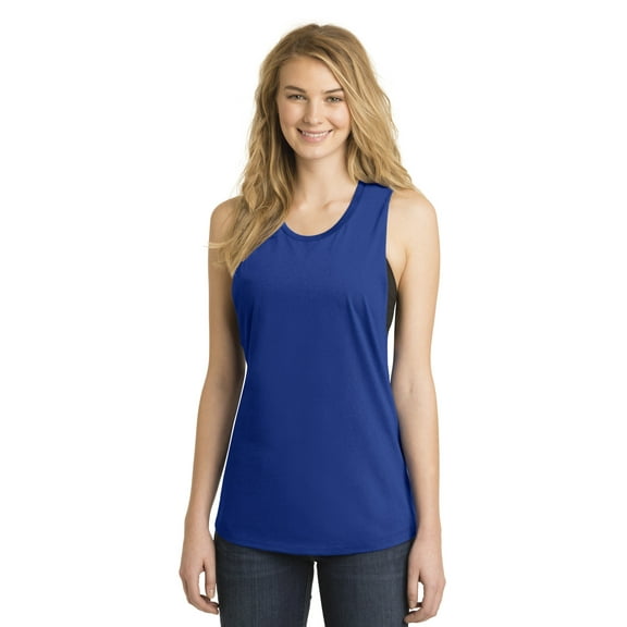 Camiseta sin mangas Distrito VIT Festival para niñas DT6301 Deep Royal Large