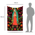 thumbnail image 5 of Cobija Manta Frazada Juana Gallo Diseño de Virgencita Fiestas Patrias Ultra Suave y Ligera, 5 of 5