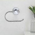 thumbnail image 5 of Chrome Bathroom Toilet Roll Holder Round. Wall Mounted Toilet Paper Holder Stainless Steel (Non Self Adhesive), 5 of 5