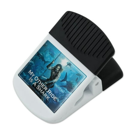 

Aquaman Movie My Other Ride is a Shark Refrigerator Fridge Magnet Magnetic Hanging Hook Note Snack Clip