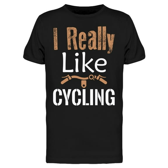 I Really Like Cycling T-Shirt Men -Image by Shutterstock, Male 3X-Large