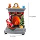 thumbnail image 3 of Xihbxyly Ofertas de Outlet Liquidación de Exceso de Existencias Adornos y Decoración para Chimenea con Luz de Noche de Muñeco de Nieve y Anciano Luminoso para Navidad, 3 of 7