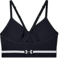 thumbnail image 5 of Under Armour Women's Seamless Low Impact Long Sports Bra , Black (001)/Halo Gray , Large, 5 of 5