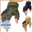 thumbnail image 2 of Globetrotter: Guantes De Motocicleta De Medio Dedo De Alta Calidad Para Combate Táctico Hombres Tácticos Bicicleta Al Aire Libre, 2 of 4