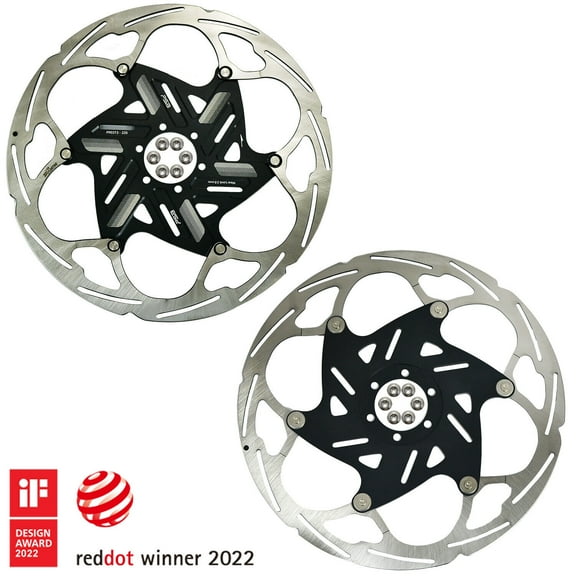 PSB PR03 3D Floating Plus DHR and E-MTB Only 2.3mm Disc Brake Rotor 6-Bolt 220mm, 2 pcs #PSB2942