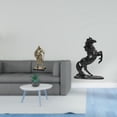 thumbnail image 2 of Escultura de caballo de caballero europeo, adorno de escritorio, estatua creativa, figura para entrada, sala de estar, dormitorio, decoración del, 2 of 8