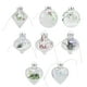 thumbnail image 3 of Bolas de adornos navideños Jadeshay 8 piezas Rellenables Plástico transparente, 3 of 12