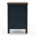 thumbnail image 4 of Furniture of America Yvara Modern 2-Drawer Adult Nightstand, Blue, 4 of 10