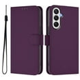 thumbnail image 2 of Wallet Case Compatible for Samsung Galaxy A25 5G, PU Leather Magnetic Closure Protective Flip Folio Case with 3 Card Holder and Wrist Strap Cover Women Men,Violet,For Galaxy A25 5G, 2 of 7