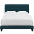 thumbnail image 4 of Modway Amira Twin Modern Upholstered Polyester Fabric Bed in Azure Blue, 4 of 5