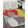thumbnail image 2 of Ahgly Company Indoor Rectangle Patterned Fire Brick Red Novelty Area Rugs, 4' x 6', 2 of 6