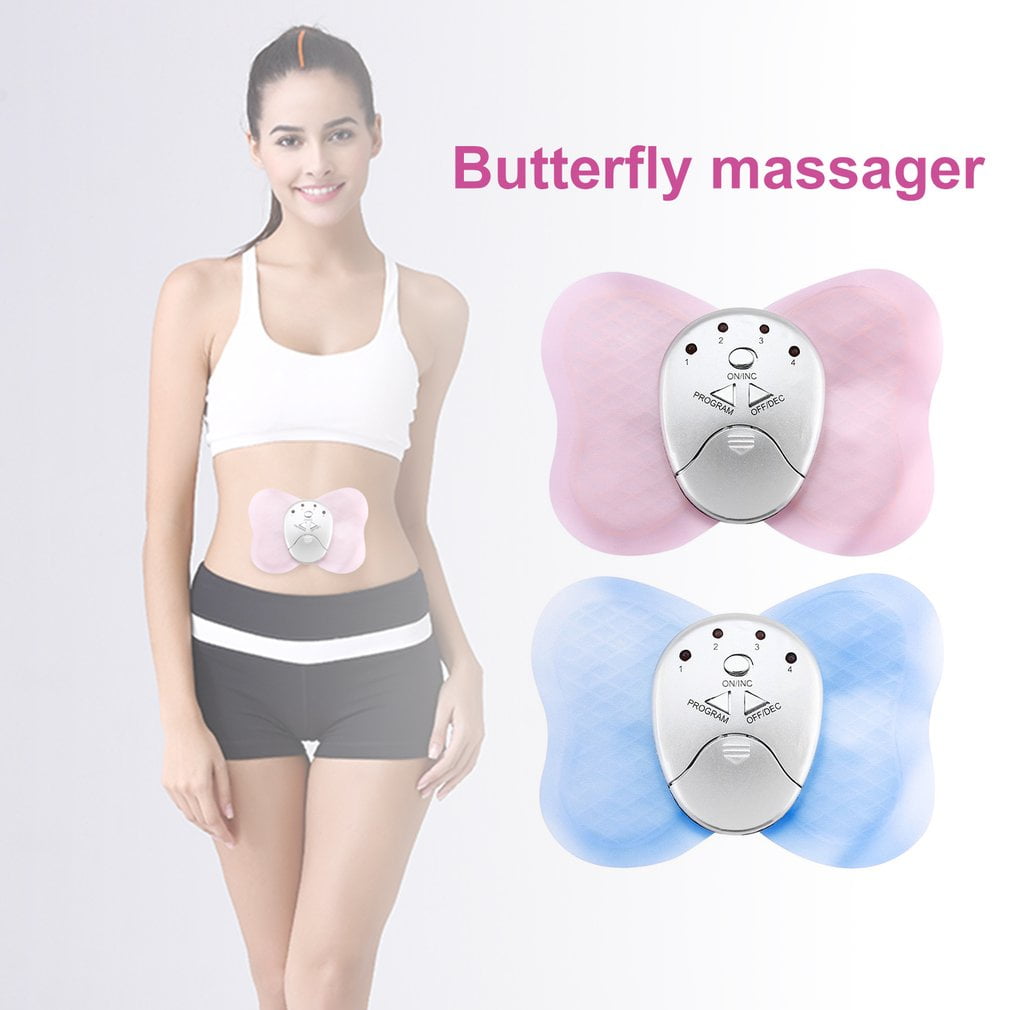 butterfly vibrating body massager Electronic Butterfly Design Arm Muscle Trainer Simulator Therapy Massager