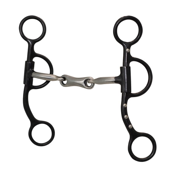 Cowboy Tack Classical Dot Dogbone Loose Short Shank Bit