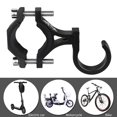 thumbnail image 1 of Ganchos Para Almacenamiento De Bicicletas Gancho para bicicleta Colgando Aleación de aluminio Robusto Gancho para manillar de bicicleta (Plata), 1 of 3