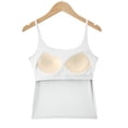 thumbnail image 5 of Annhoo Tank Tops for Women Crewneck Solid Color Lightweight Sleeveless Pajama Shirts with Bra Loungewear Clothes, 5 of 6
