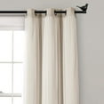 thumbnail image 4 of MERIVILLE 3/4" Diameter Farmhouse Single Window Treatment Curtain Rod, Bird Finials , 48"-84", Burnt Gold, 4 of 5