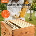 thumbnail image 3 of VEVOR 40-Frames Complete Beehive Kit, 100% Beeswax Coated Bee Hive Includes Frames 2 Deep 2 Medium, 3 of 10