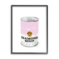 thumbnail image 2 of Stupell Industries Pink Condensed Soup Can Diamond Pop Fashion Glam, 11 x 14, Design by Amanda Greenwood, 2 of 5