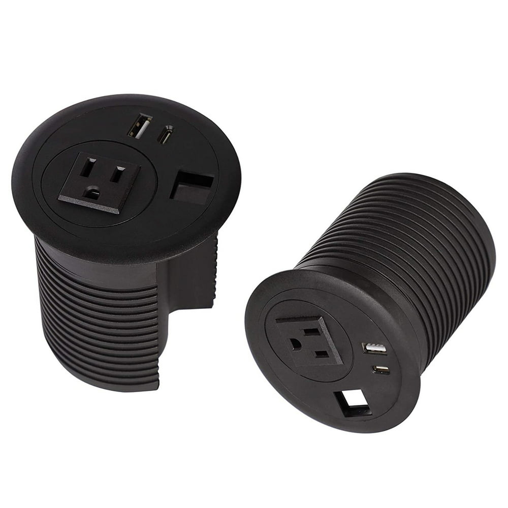 KARMAS PRODUCT Desktop Power Grommet Outlet Conference Recessed Power
