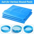 thumbnail image 4 of Cubierta de piscina YEXEXINM redonda inflable de 3,7 m con cordón, 4 of 7