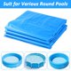 thumbnail image 4 of Cubierta de piscina YEXEXINM redonda inflable de 3,7 m con cordón, 4 of 7
