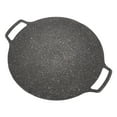 thumbnail image 1 of Korean Bbq Grill, Grill Pan, Korean BBQ Plate Barbecue Grill Non Stick Circular Frying Pan for Home Outdoor Stove[Universal model 30cm], 1 of 9