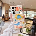 thumbnail image 1 of Agregue un poco de diversión a su iPhone con esta funda para teléfono a prueba de golpes de goma TPU con patrón creativo de dibujos animados, 1 of 4
