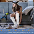 thumbnail image 3 of 3 Pairs Copper Compression Socks for Women & Men Circulation 15-20 mmhg - Better Blood Flow, Swelling, Best Support for Medical, Running, Nursing, 3 of 6