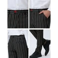 thumbnail image 6 of INSPIRE CHIC Men's Striped Dress Pants Flat Front Trousers Business Pant, 6 of 6