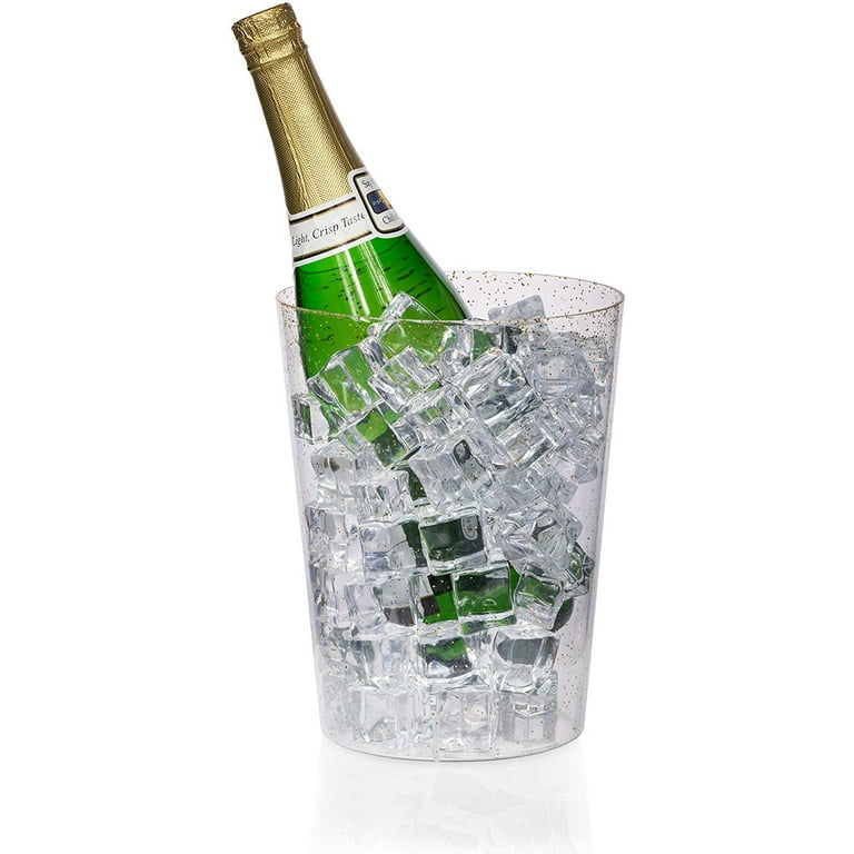 Clear Jumbo Plastic Ice Bucket