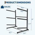 thumbnail image 1 of Étagère de Rangement pour Kayak Robuste Autoportante, Résistante aux Intempéries pour Kayaks, Canots, SUP et Planches à Pagaie, Intérieur/extérieur pour Garage, Quai Ou Remise, 1 of 6
