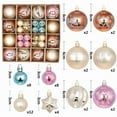 thumbnail image 2 of 44 Pcs Christmas Balls Ornaments for Outdoor Xmas Yard Decor Outdoor with Hanging Loops A Complete Set for Xmas Tree Home Wedding Party Orange & Gold 2.3 In, 2 of 5