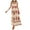 Brick Red, variant on Fsqjgq Womens Summer Dresses Shirt Dresses for Women Party Dress Plus Size Womens Dresses Smocked Sleeveless Flowy Print Boho Vacation Maxi Dress Boho Vacation Dresses Casual T Shirt Dress Casual XL