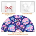 thumbnail image 4 of Pofeuu colorful Skull mushroom rainbow Print Christmas Tree Skirt, Merry Christmas Skirt Xmas Tree Ornaments for Xmas Holiday Party Decorations-48", 4 of 7