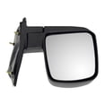 thumbnail image 2 of KarParts360 For GMC Savana 2500/1500/3500 2003 04 05 06 2007 Door Mirror | Plastic | Black Housing | Rectangular Glass | Manual Adjustment | Screws Attachment | Replacement For 15117633, 15937986, 2 of 4