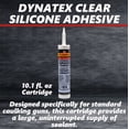 thumbnail image 6 of Dynatex RTV Clear Silicone Adhesive Sealant 10.1 oz Caulk Tube - Transparent Watertight Seal, Marine RV Industrial Use, Made in the USA (4-Pack), 6 of 9