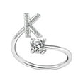 thumbnail image 1 of TIMIFIS Rings Knuckle Stacking Rings Women's Fashion Opening Ring Couple Ring Opening Letter Ring Jewelry Rings for Women;Teen Girls;Man - Summer, 1 of 1