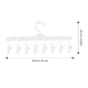 thumbnail image 5 of Clips plegables a prueba de viento, clips para calcetines, perchas multiusos, calcetines, rejillas de secado de ropa interior (blanco), 5 of 5